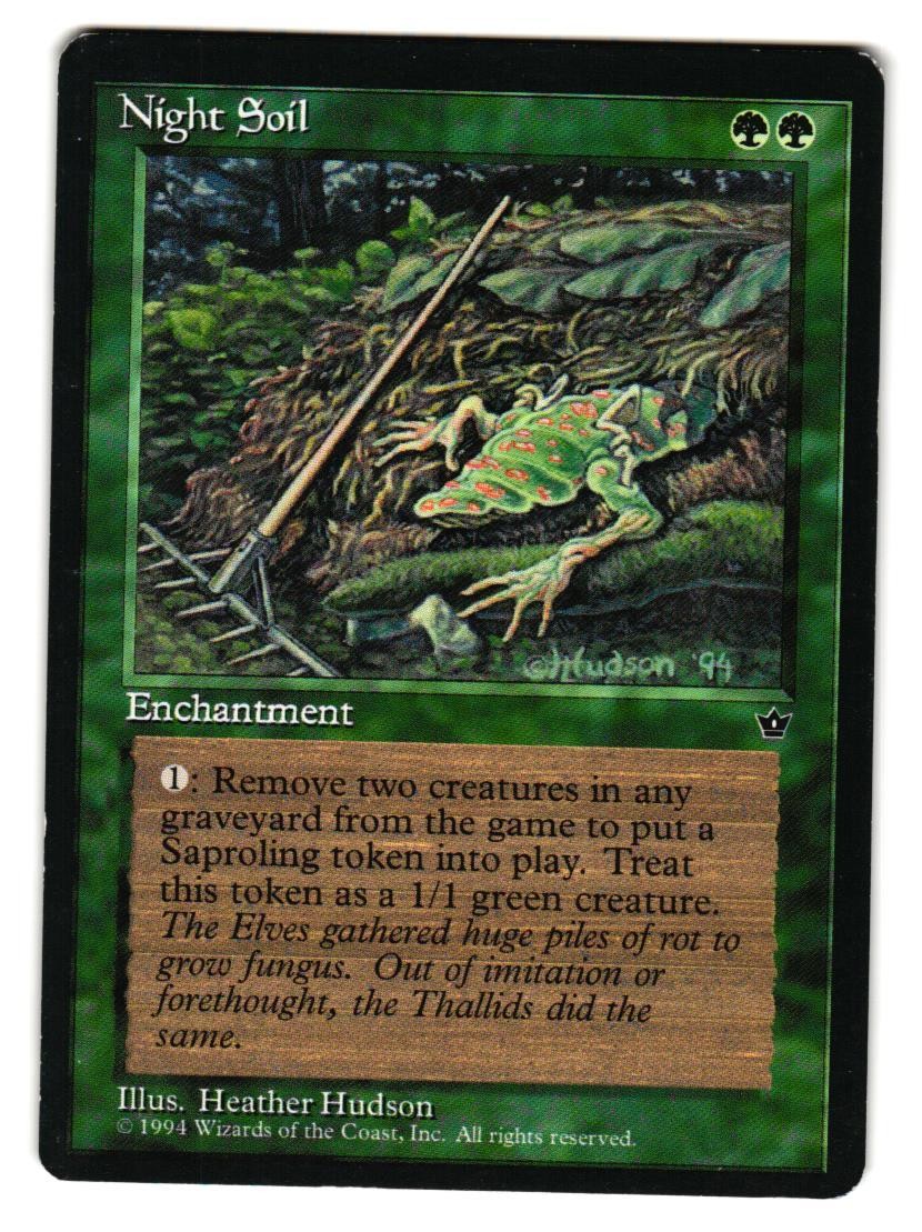 Night Soil (Hudson) Common Fallen Empires Magic: The Gathering Lightly Played