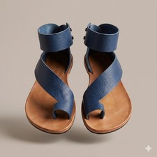 Sandalias Cliff Dweller para mujer 7 boho artísticas minimalistas sostenibles envolventes punta lazo