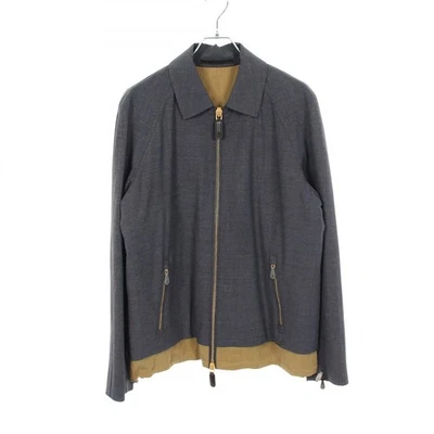GIORGIO ARMANI Veste à col superposé Blouson 1WGOB05R T02P2 laine #48 Occasio... - Photo 1/4