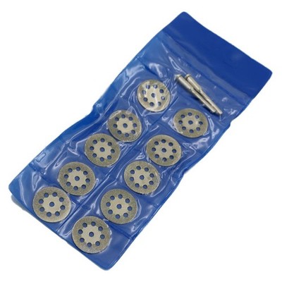 12PCS Diamond Cutting Wheel Saw Blades Cut Off Discs Set for Dremel Rotary Tool