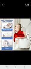Maliton Baby Potty Training Seat with Step Stool, Toddler Toilet Gray Open Box