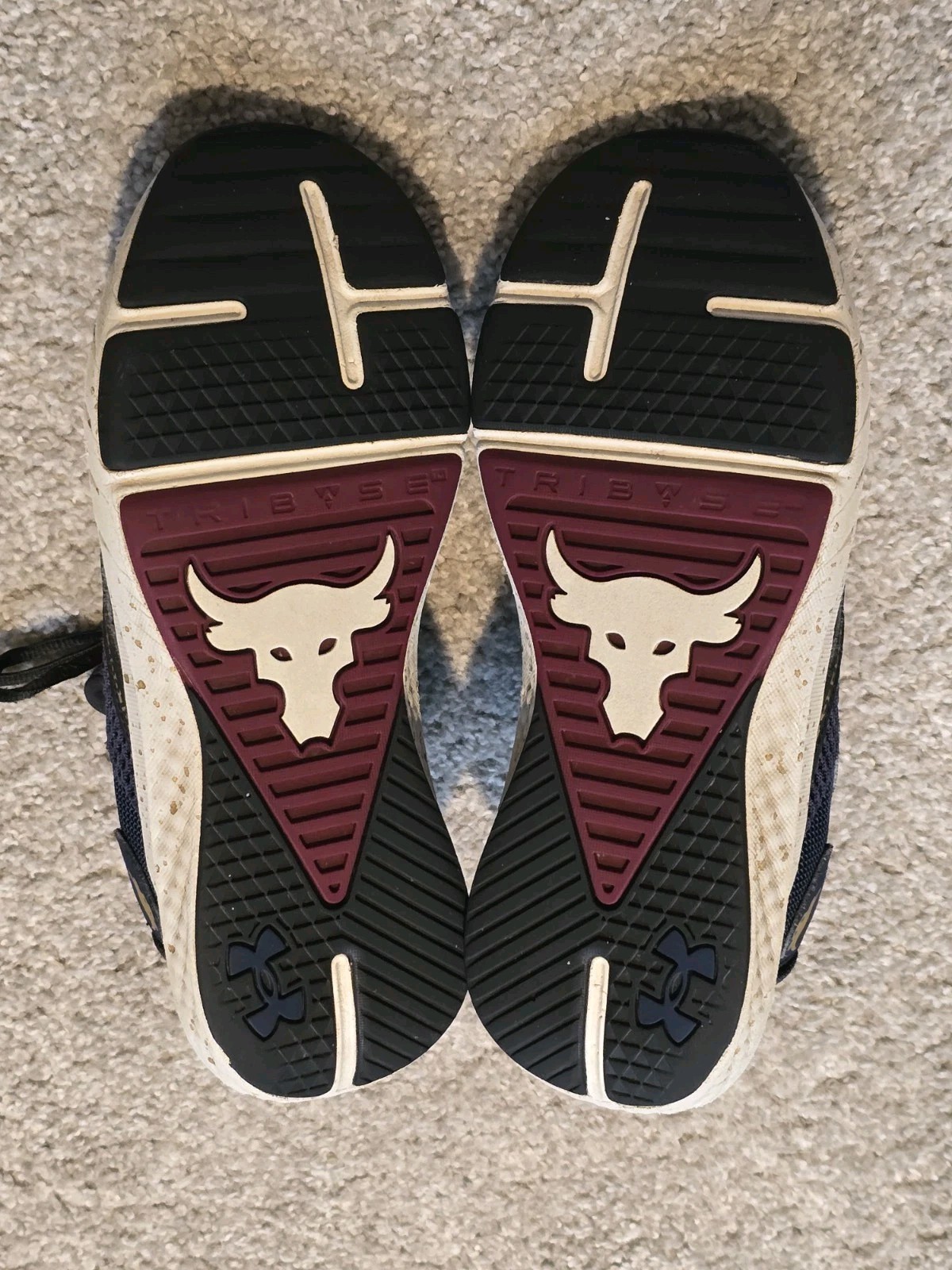 SAOLA Scarpe da allenamento UA Project Rock Youth 7 blu BSR 3 allenamento 3026767 400