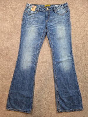 NWT Vintage MEK USA DNM Womens Spanzia Bootcut Jeans Sz 32 Low Rise