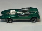 Hot Wheels Redlines Splittin' Image Green 1968  Diecast Car Redline Wheels