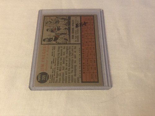1962 Topps Baseball Jim Fregosi #209 Ex+ - Bild 2 von 2