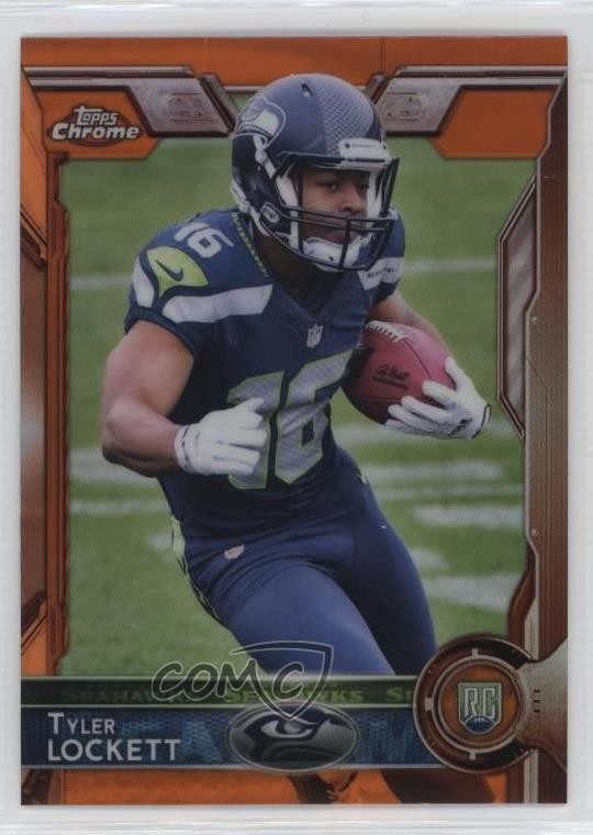 2015 Topps Chrome Rookies Orange Refractor Tyler Lockett #178 Rookie RC 0t2