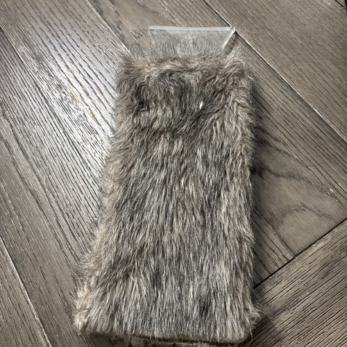 Plastic Ice Scraper With Faux Fur Hand Cover