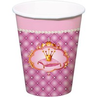 Prinzessin Pappbecher 250 Ml - 6 StüCk Neu & Ovp