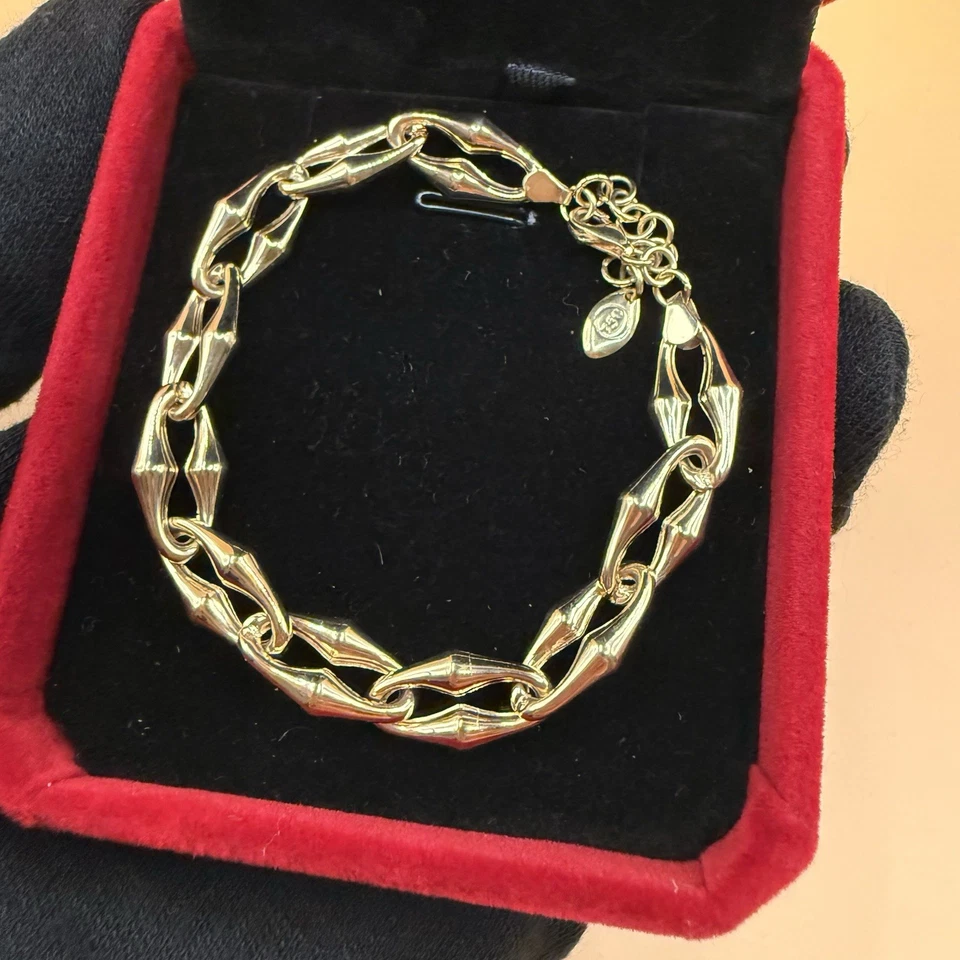 Pulsera de oro macizo de 18k (estampada 750) Foto 2 de 3