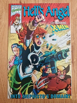 Marvel UK Comics - Hell´s Angel Co-Starring X-Men # 4, 1992 - VF/NM