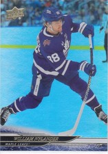 2024/25 UD..WILLIAM NYLANDER..SILVER FOIL..CARD # 170..MAPLE LEAFS.COMBINED SHIP