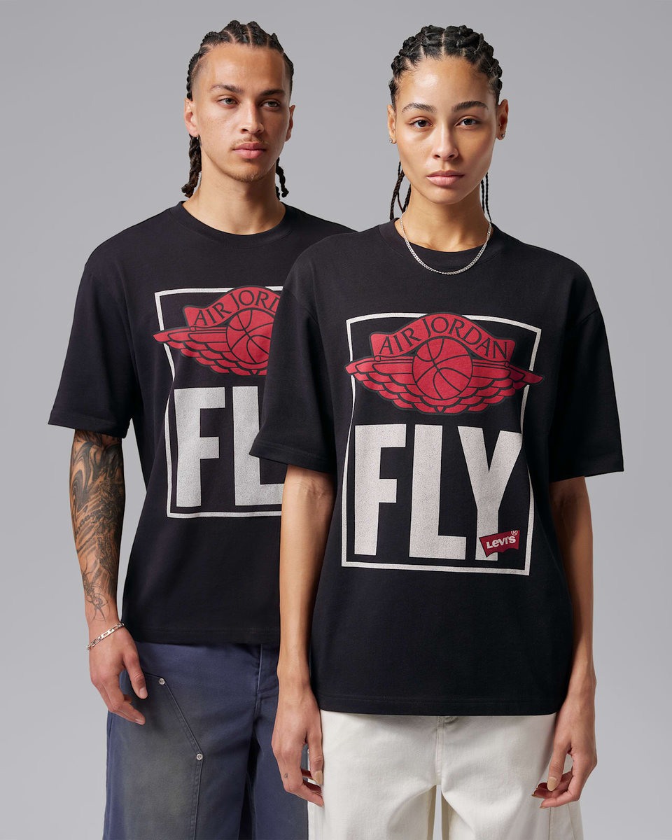 トップス Nike Jordan x LEVI'S Graphic Short Tee Nike Jordan x LEVI'S Graphic Short-Sleeve Tee Black IM6728-010 | eBay