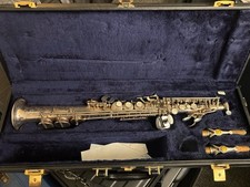 Silver YAMAHA Custom EX Soprano Sax YSS-875EX No High F by Yamaha Atelier LA 