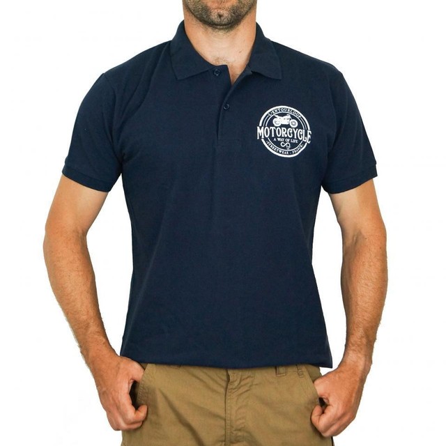 Polo L Entourloop Motorcycle pour Homme L Entourloop Motorcycle Taille XXL PATCH