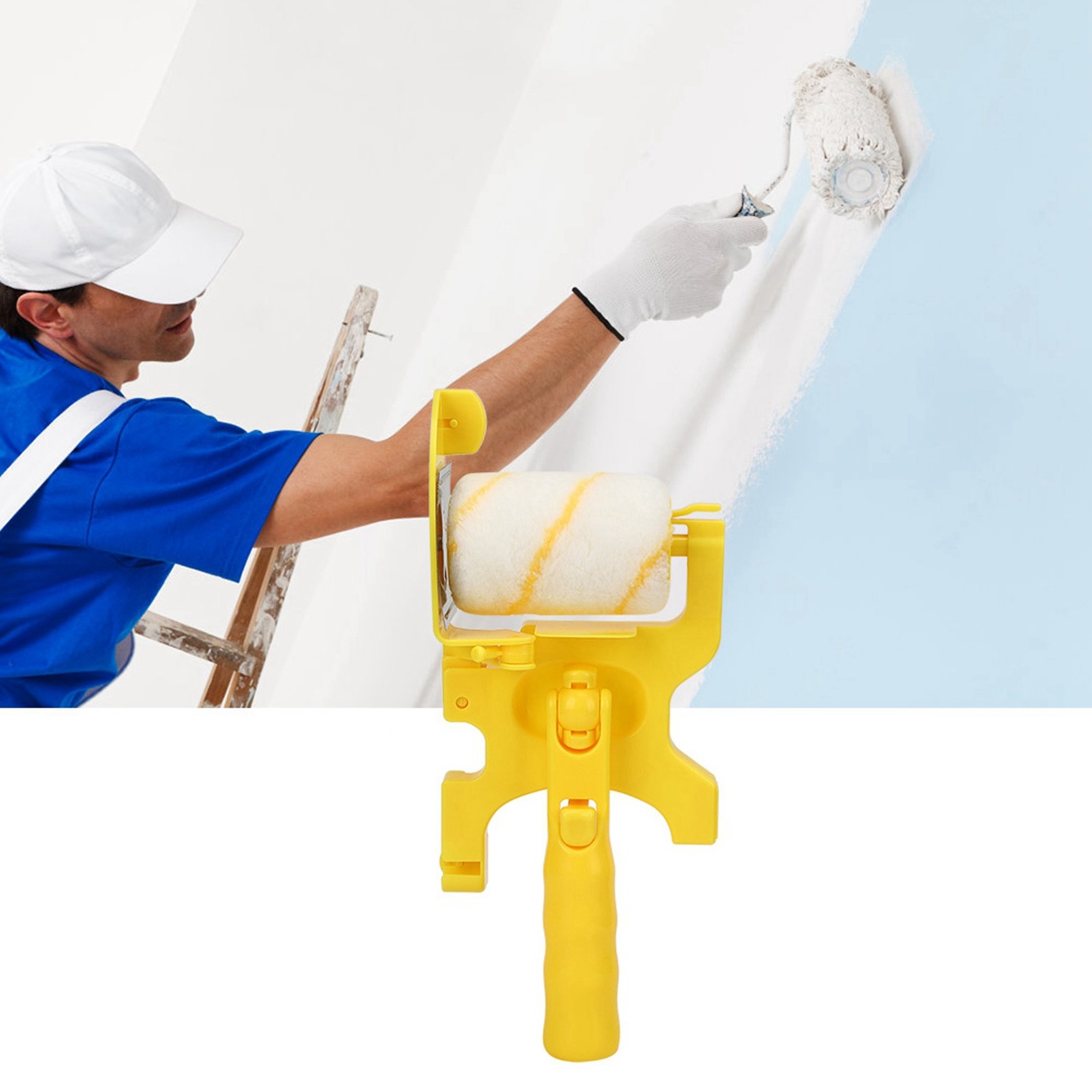 Paint Roller Edger Brush Color Separation Home Room Wall Ceiling Safe T