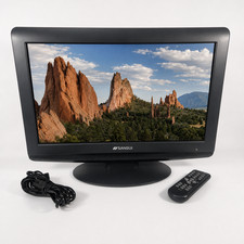 Sansui HDLCD185W LCD HDTV HDMI VGA Component w/ Remote Power Cord Black