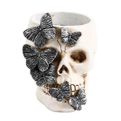 Halloween Decorative Pen Cup Makeup Brush Organizers Resin Pen Box for Office