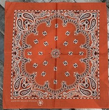 Vintage Wamcraft Bandana 14193 50 Cotton 50 Poly Selvedge USA