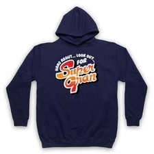 KIDS TV SUPERGRAN RETRO SUPER GRAN 80's ADULTS UNISEX HOODIE