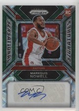 2023-24 Prizm Sensational Signatures Choice Green 4/8 Markquis Nowell Auto 10k8