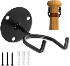 Bat Hangers for Wall Mount Baseball Hanger Display Rack with Hook Lacrosse Stick