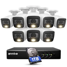 3K Lite Wired Security Camera System with AI Human/Vehicle Detection, H.265+ ...
