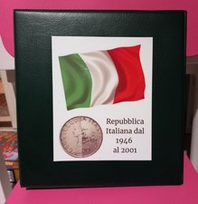 Album Raccoglitore portamonete personalizzato per Fogli collezione Lire Italiane