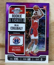 2023-24 Contenders Optic Bilal Coulibaly Rookie RC Ticket Purple /15