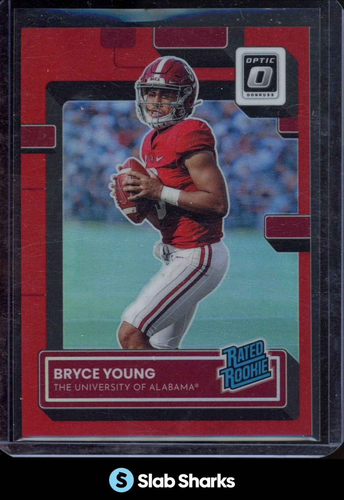 Bryce Young Panini Chronicles Draft Picks Donruss Optic #1 Red