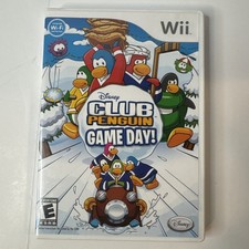 Disney Club Penguin Game Day Nintendo Wii Video Game No Manual Tested & Works