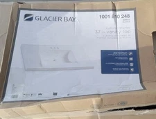 Glacier Bay cultured marble 37in Vanity Top 1001810248