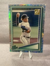 2025 Donruss Optic Rated Prospect -Jurrangelo Cijntje #132 Rocket Emoji Mariners
