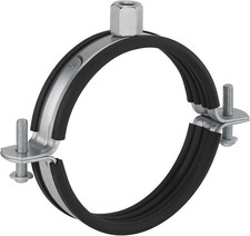 Zacisk rurowy 80mm z gumową uszczelką do kanałów wentylacyjnych Zacisk rurowy Zacisk przegubowy