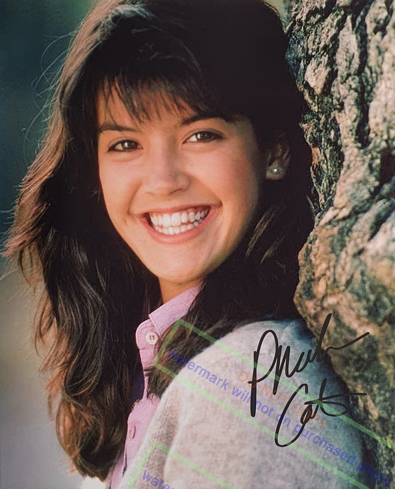 PHOEBE CATES Signed Autographed   8X10 Photo