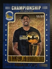 2017-18 Panini NBA Hoops Championship Moments 10 Andre Iguodala /99 Warriors