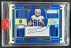 2020 Panini One CeeDee Lamb RC Patch Blue Rookie Auto #/35 Cowboys