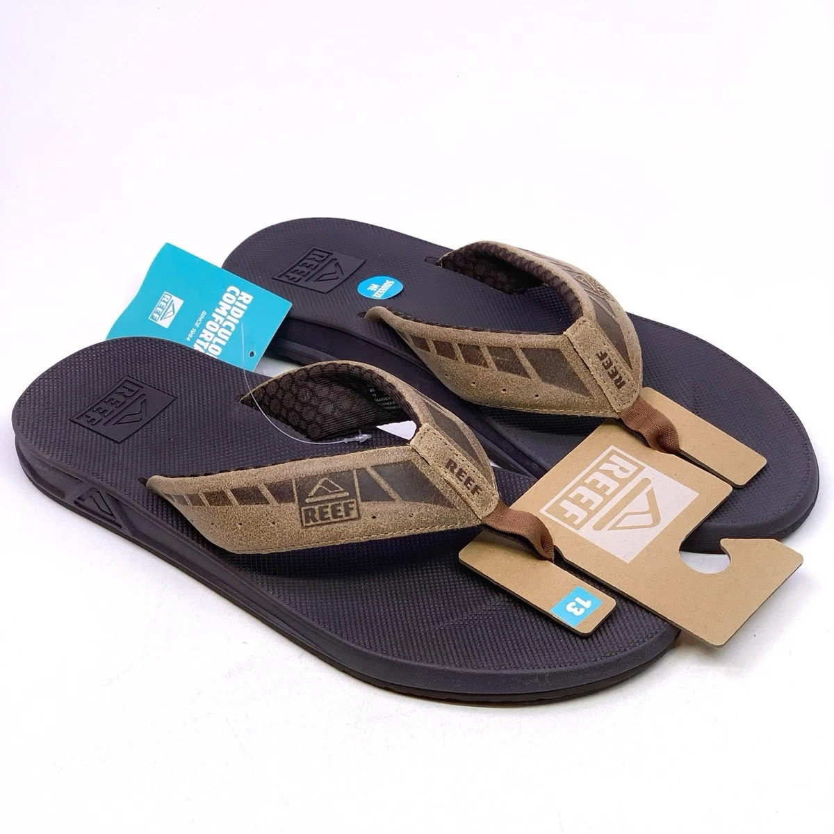 Reef Leather Upper Brown Sandals for Men for sale | eBay