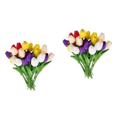  2 Pack Blüten Künstlich Fake Blumen Blumendekorationen Lebense Künstliche