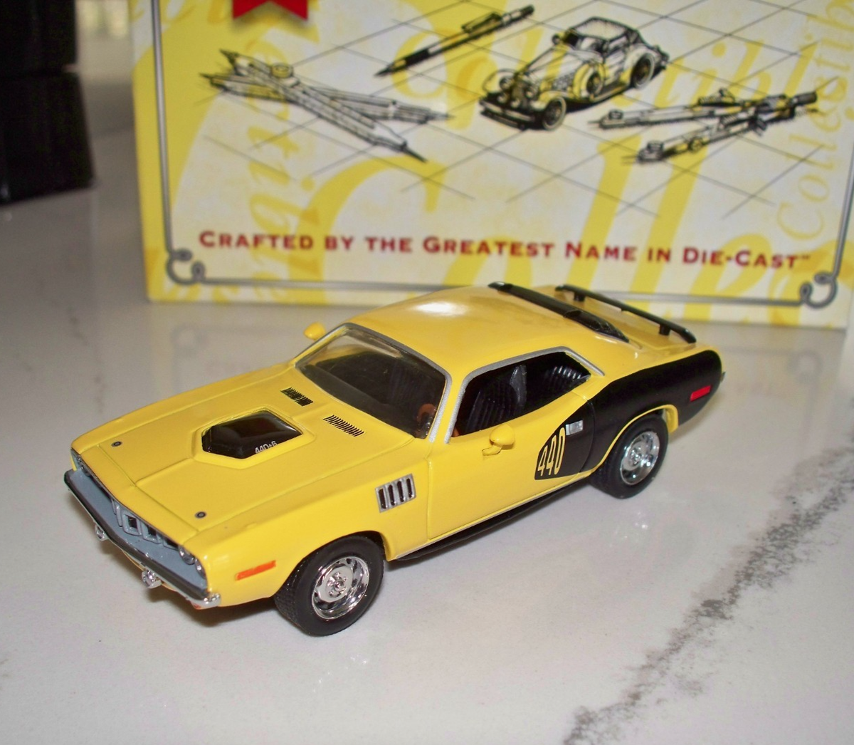 Voiture de collection - Matchbox, Plymouth Cuda 440 - 1971 1/43