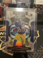 2025 Panini Select Terrance Ferguson #20 Silver Prizm Rookie Concourse LA Rams
