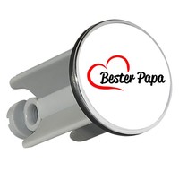 WaschbeckenstöPsel Bester Papa Herz Geschenkidee Bester Papa Geschenk PräSent Mi