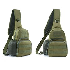 Tactical Sling Bag Military MOLLE Crossbody Pack Chest Shoulder Backpack Pouches