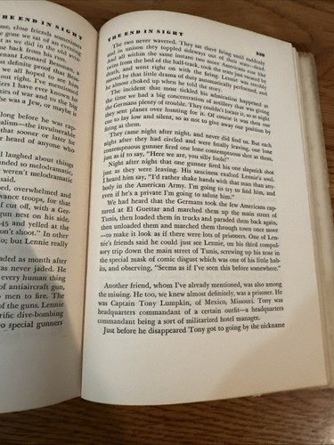 1943 HERE IS YOUR WAR Ernie Pyle Illustrated 1st Edition HCDJ WW2 Vintage - Imagen 11 de 12