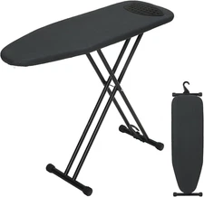 Tabla de planchar 43x13 con soporte compacta funda gruesa ajustable color negro