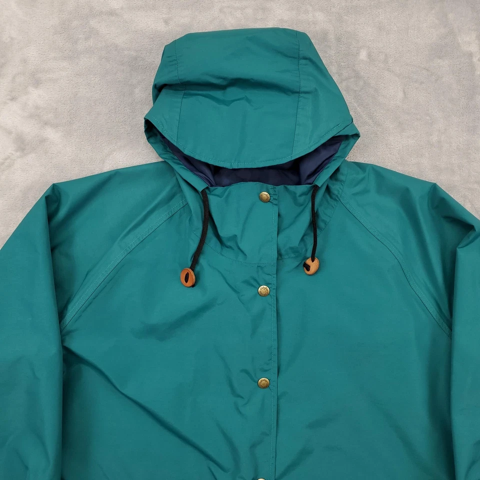 Vintage Cabela's GoreTex Rain Suit Womens Jacket L Pants XL Teal Made USA 90s - Image 3 of 4