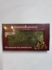 Dungeons & Dragons: The Cartoon 40th Jubiläum Rollercoaster Ticket Kopie