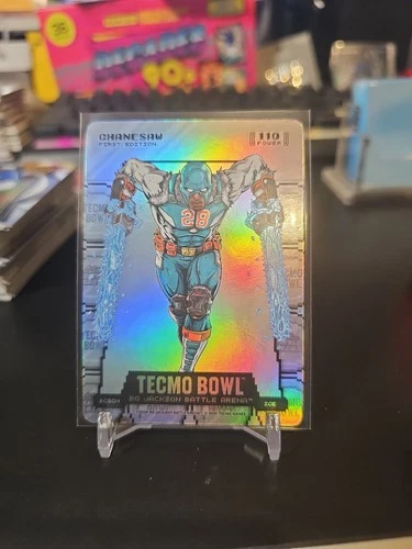 Chanesaw Tecmo Bowl Bo Jackson Battle Arena 105 Power Steel S105 2026 Foil