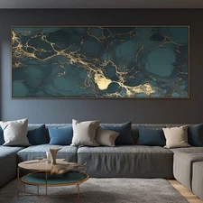 Hand Painted Oil Painting On Canvas Abstract Wall Art Living Room Minimalism 