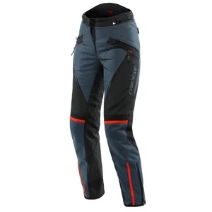 Dainese Tempest 3 D-DRY Waterproof Textile Motorcycle Trousers Pants - Black Red