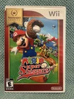 MARIO SUPER SLUGGERS (Nintendo Wii, 2008) Tested & Complete with Manual